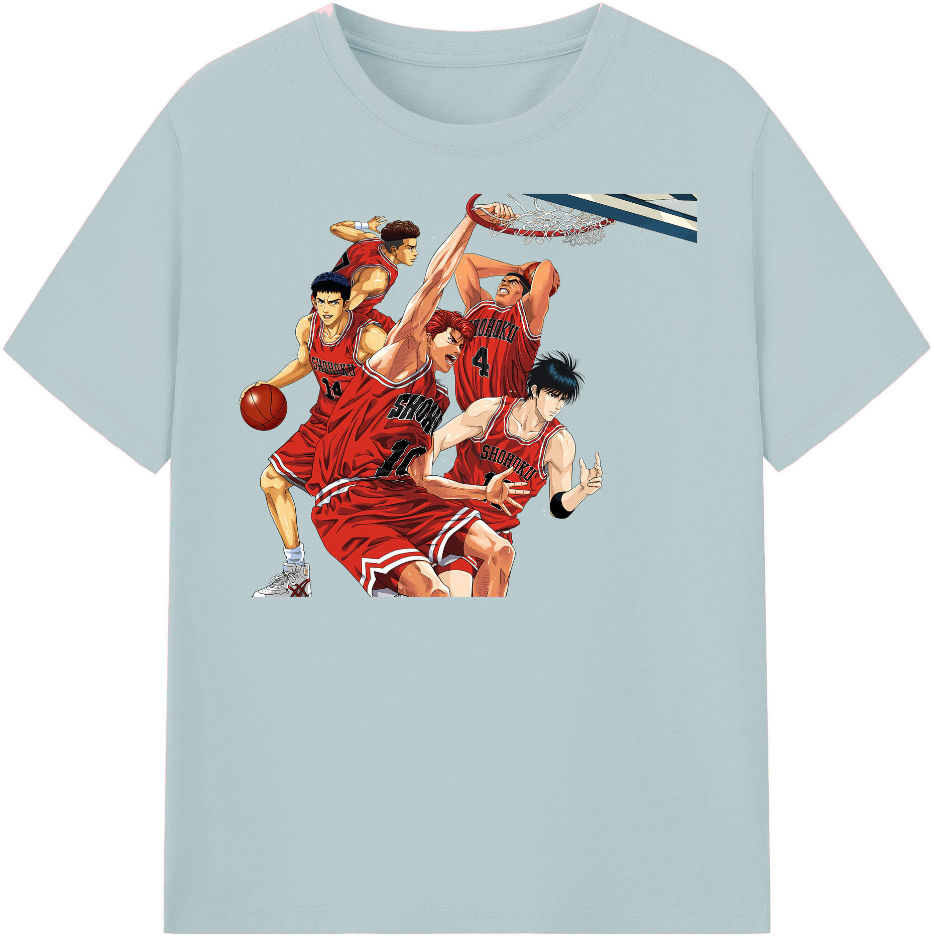 （画像用） SLAM DUNK／スラムダンク 綿100％半袖Tシャツ（フロントプリント）